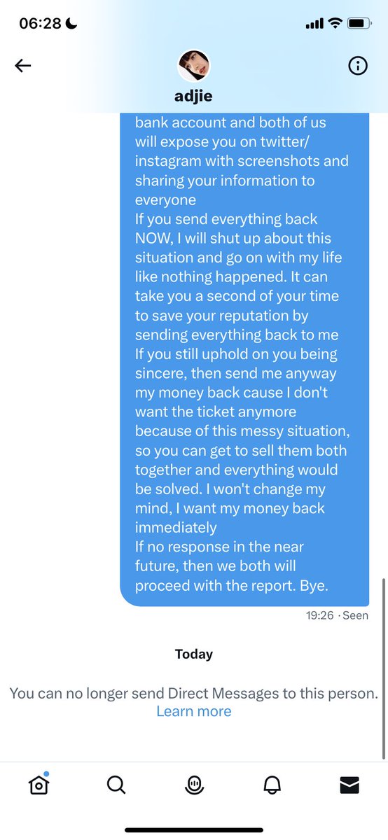 camiciadilino's tweet photo. I waited a few more hours until last night I clearly talked to them but they blocked me lol I already contacted Revolut since I think Paypal can't do that much due to the fact the transaction was f&amp;f and hopefully I'll get my money back somehow https://t.co/9rNgvNNfTm