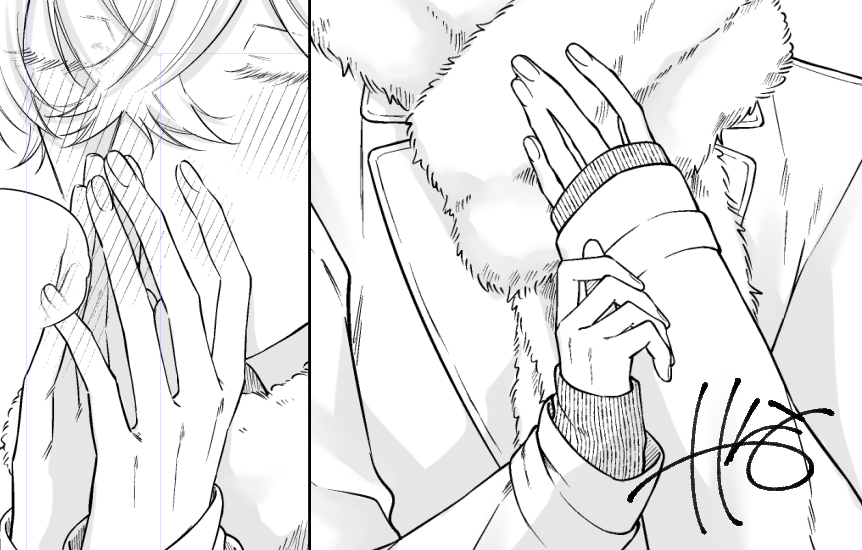 4話は特に好きな手をいっぱい描けた… 愛… 