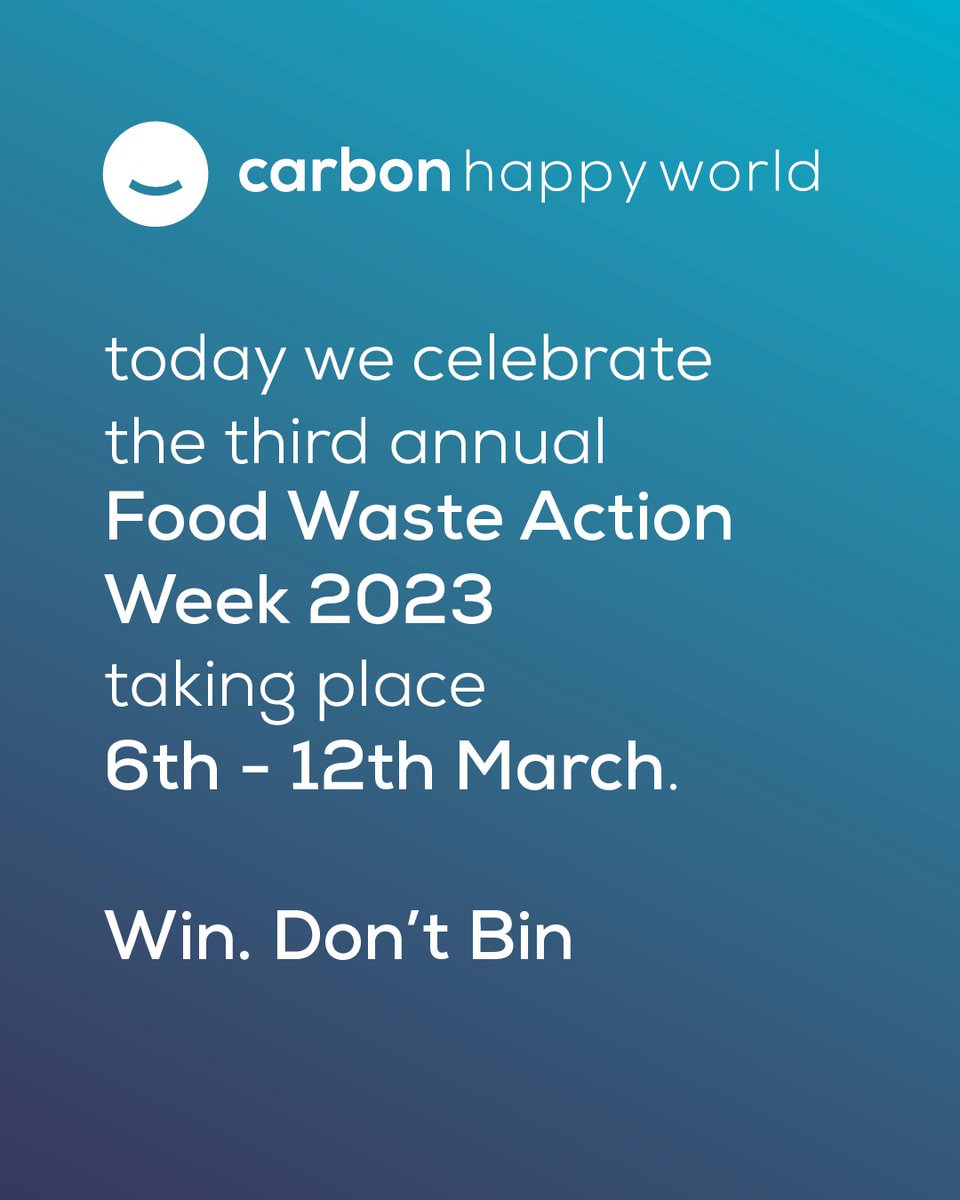 Win. Don't Bin 🙌

The third annual Food Waste Action Week 2023 will takes place this week. 

For tips on how to prevent food waste, visit the dedicated website: buff.ly/3ykIE7r #preventfoodwaste #savetheplanet #savehumanity #lesswaste #reducecarbonfootprint