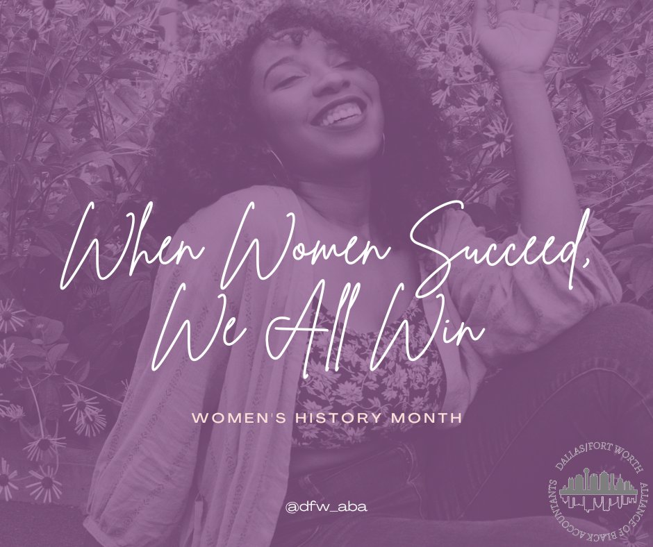 At DFW-ABA we celebrate and appreciate the brave women who fought for equality and broke down barriers in order to make the world a better place to live. We invite you to reflect on the historical SHEroes in your life, tell their stories, and carry their legacy forward.