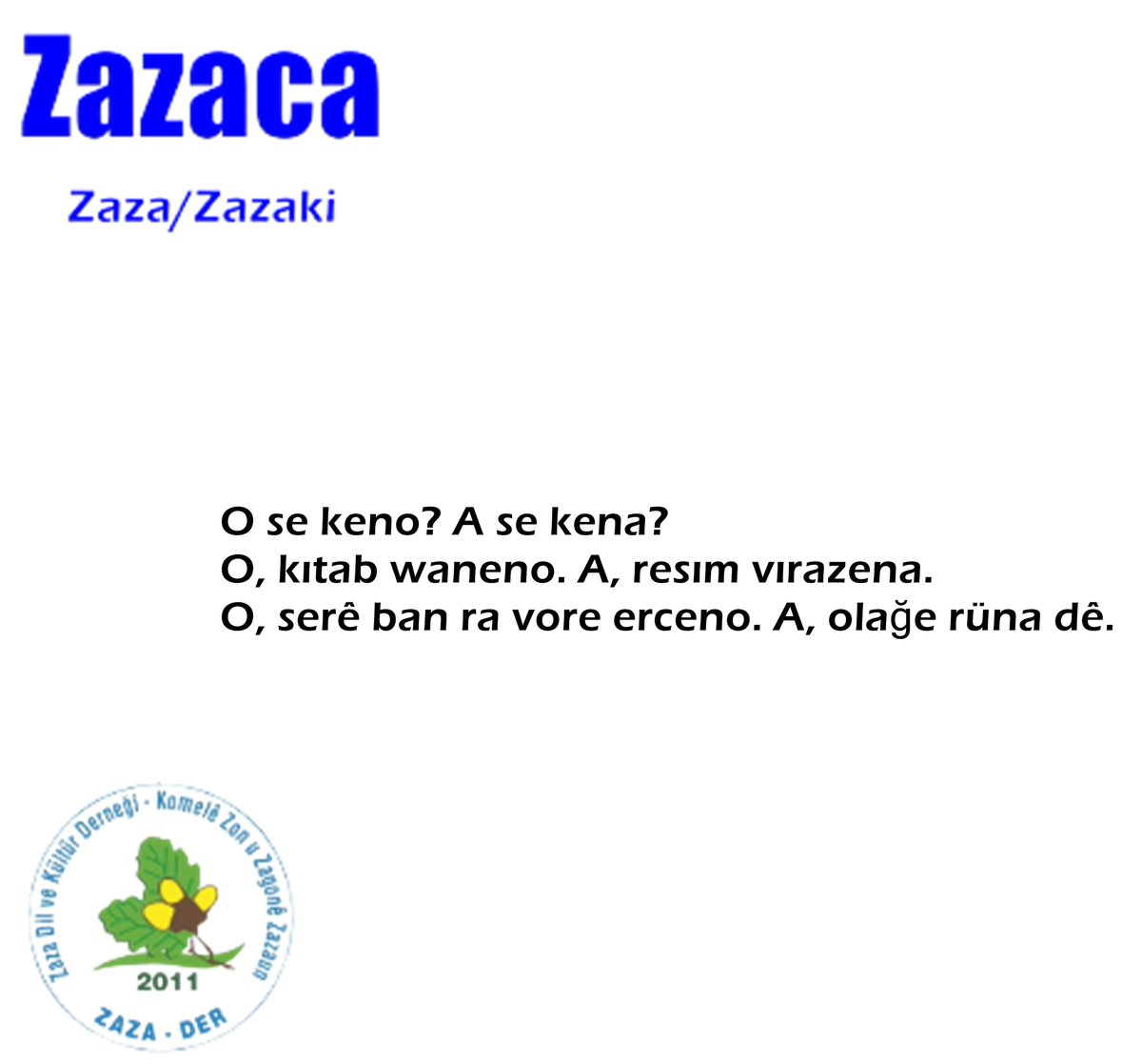 Qesa Roce / Günün Sözü