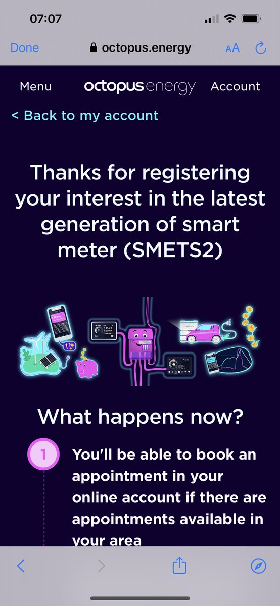 andypugh16's tweet photo. Hi @OctopusEnergy  I have again “registered my interest” for a new smart meter but am afraid it keeps getting lost in the ether. Are you able to book this for me. I am getting an electric car in next couple of weeks so really want to move to Octopus Go.   Thanks https://t.co/dZmDIKF9ZS