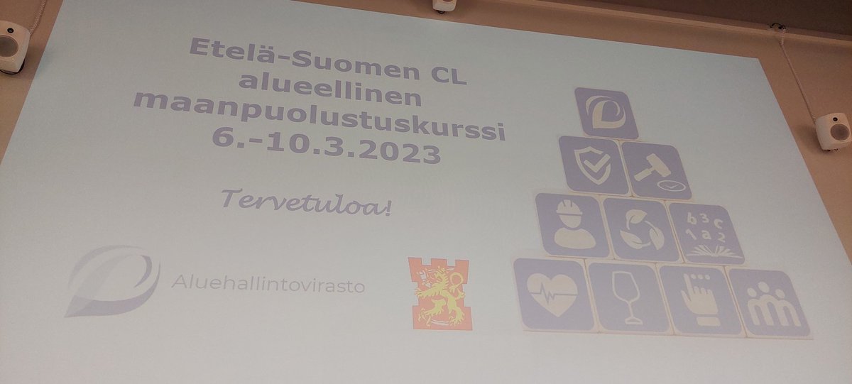 Vuoden ensimmäinen Etelä-Suomen alueellinen #maanpuolustuskurssi käynnistyi. #Pääkaupunkiseutu kohteena ja #kokonaisturvallisuus tarkastelussa.
#varautuminen
#yhdessä
