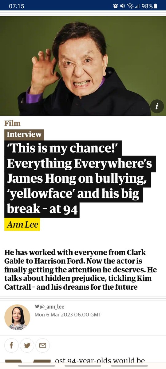 benramster's tweet photo. Civil engineering grad James Hong @icepublishing #Oscars2023 https://t.co/GAFNEH3XGM