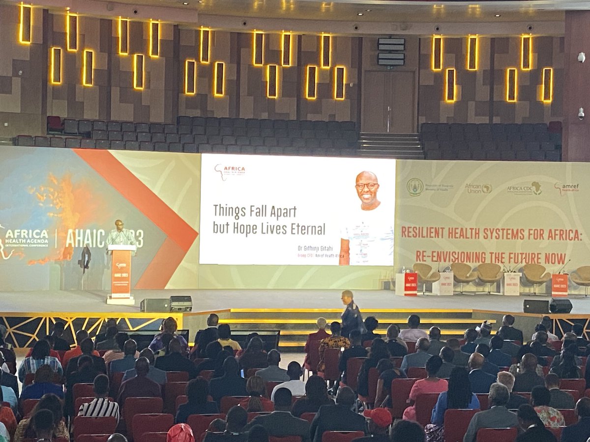 Excited to be at the Africa Health Agenda International Conference 2023 conference in Kigali. Looking forward to the next three days.
