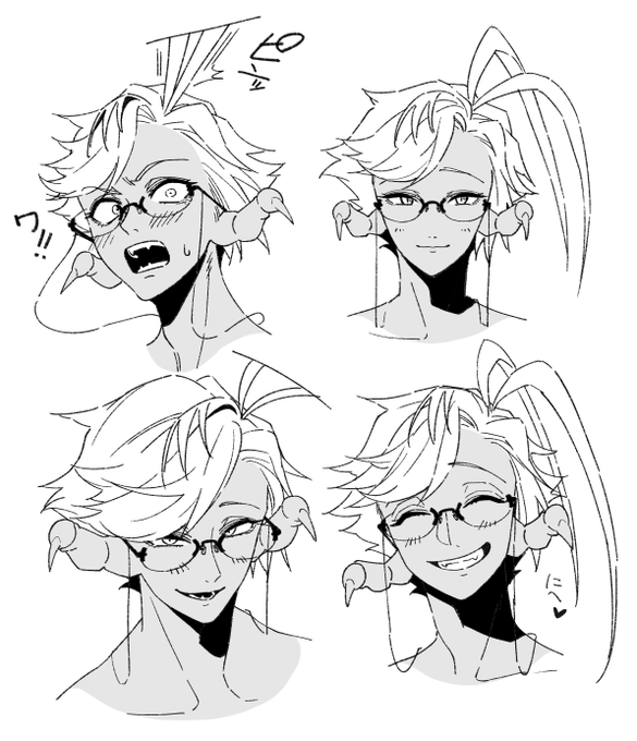 ゴキノの表情練習。

#害虫紳士 
