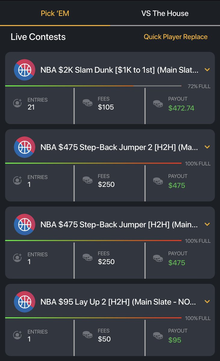 ‼️💰🔥MONEYYYYYY🔥💰‼️

Another day, another dub on @nohouseadv 🤑

Y’all hop on this app ASAP‼️

I got y’all with a $100 deposit match, just use my code: BPE

Links ⬇️
linktr.ee/bigpick