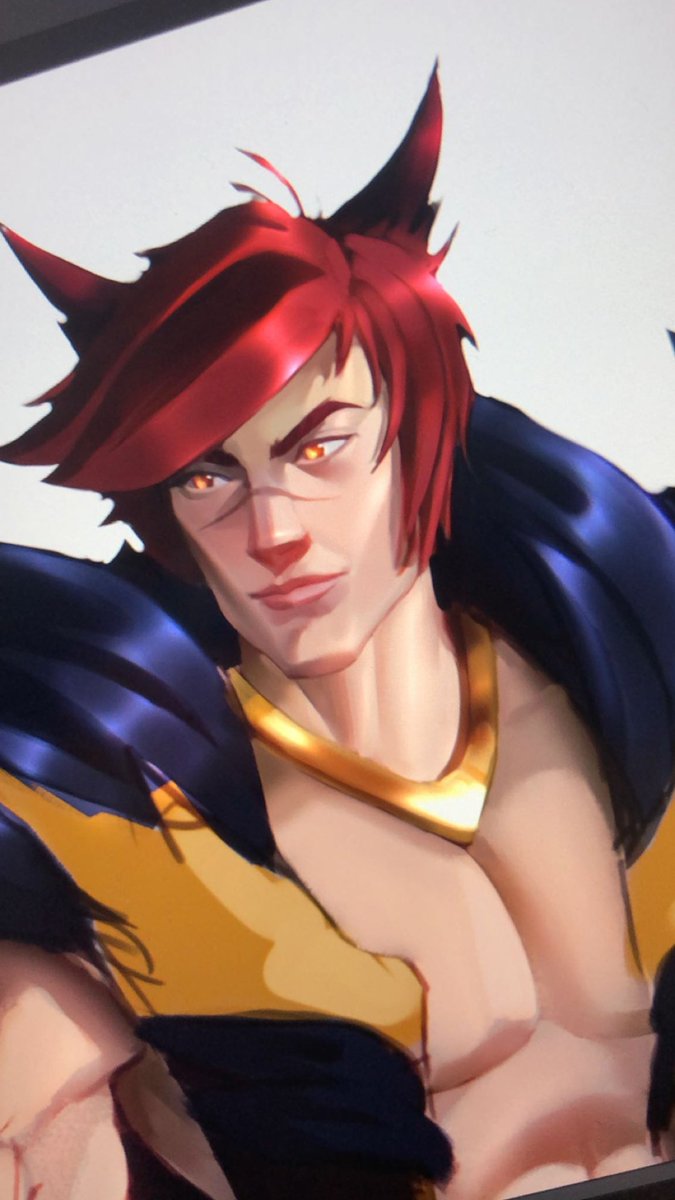 「Super old paintings of men from 4 years 」|Luzのイラスト