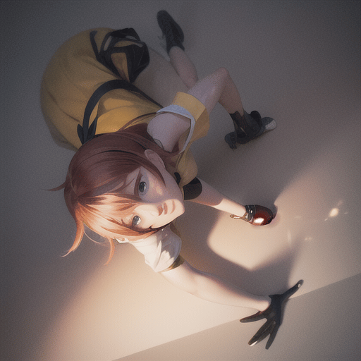 「す、すみません。嘘デス。線画は理解するのに、どうしても転んでる風になってくれない」|井上純一（希有馬）『逆資本論』準備中のイラスト