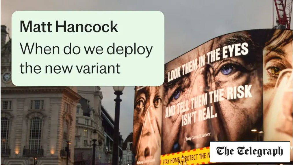 wouterkeller's tweet image. Britse &apos;Hugo&apos; op The Telegraph UK: &quot;Wanneer zetten we de nieuwe Corona #variant in..&quot;

#TheLockdownFiles