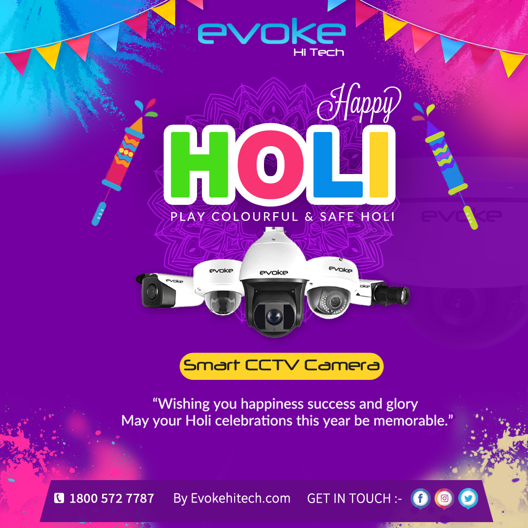 evokehitech's tweet photo. Wishing you a very happy and colourful Holi 😍❤️

#HappyHoli #HappyHoli2023 #EvokeHitech #CCTVCamera #festivalofcolors #holifestival #holi2023 #holi #celebration https://t.co/C2WX71zli4