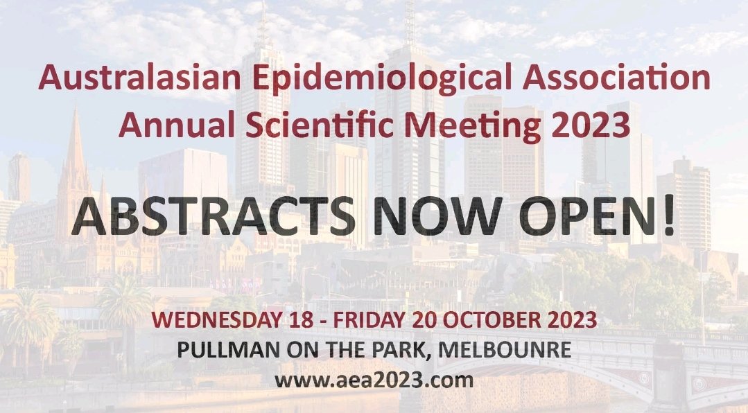 Abstracts are open for #AEA23 IN #Melbourne. 
More information to come about bursaries for students members as well as members who are Māori, Pasifika, or Aboriginal and/or Torres Strait Islander people.