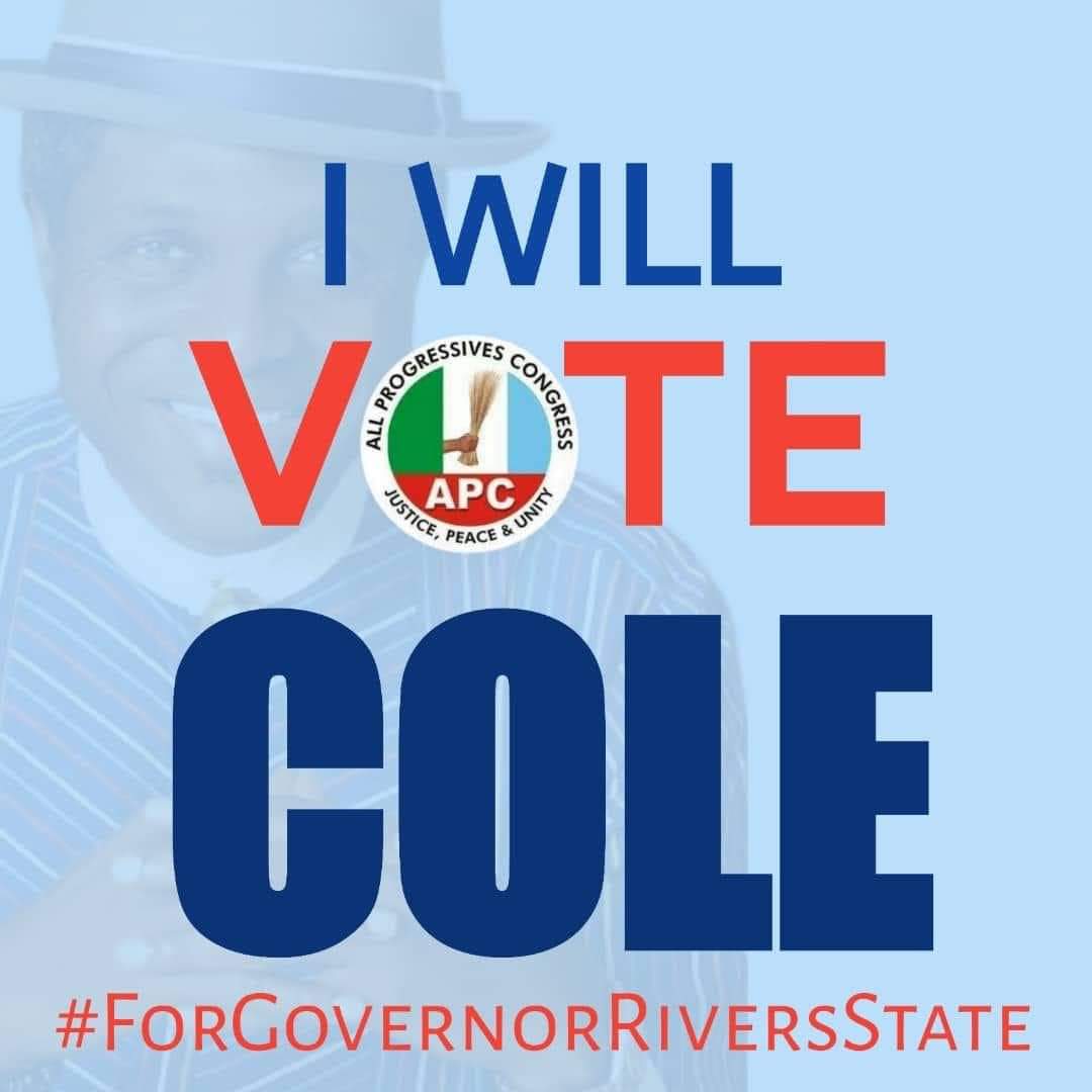 If you're voting Arc. Tonye Cole for Governor of Rivers State on Saturday kindly indicate or retweet this tweet.

#WeGoDoAm #tonyecole2023