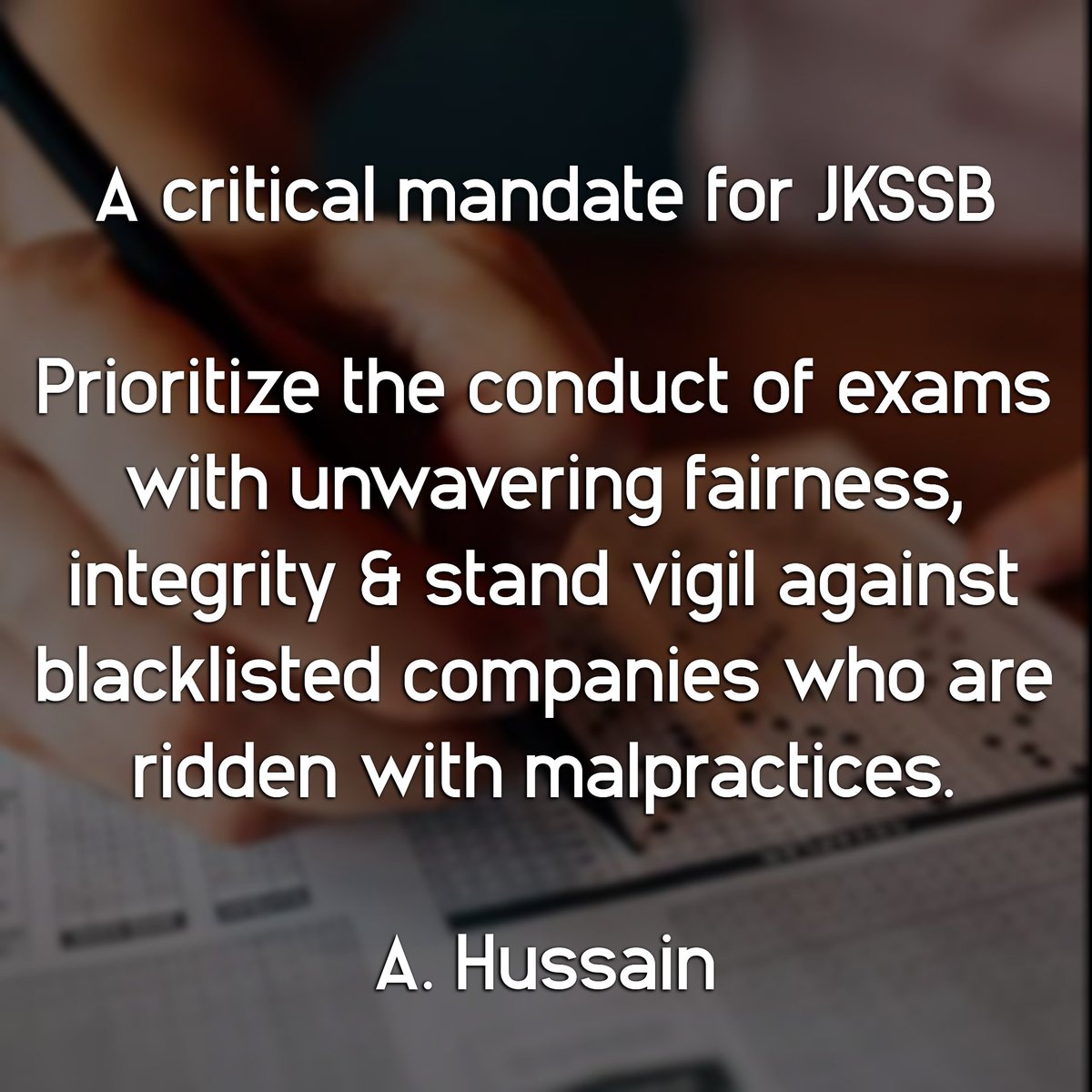 _azharhussain_'s tweet image. With #JKSSB exams being outsourced to #Aptech, a blacklisted company, one can&apos;t help but marvel at this brilliant decision-making. 

Who cares about integrity of examination process or student&apos;s future, right? Past incidents were just minor glitches, so why worry? 

#SarcasmAlert