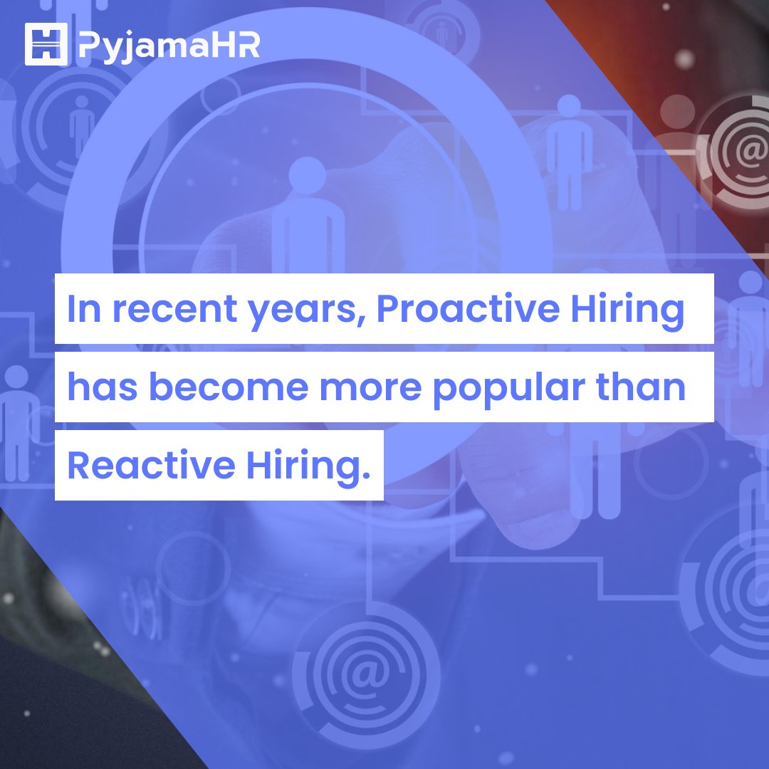 PyjamaHR's tweet image. Proactive hiring is identifying the ideal candidates for future positions. It involves continually searching for fresh candidates and reaching out to them before a need occurs.

#hiring #proactivehiring #reactivehiring #recruitment2023 #hr #hrdepartment
