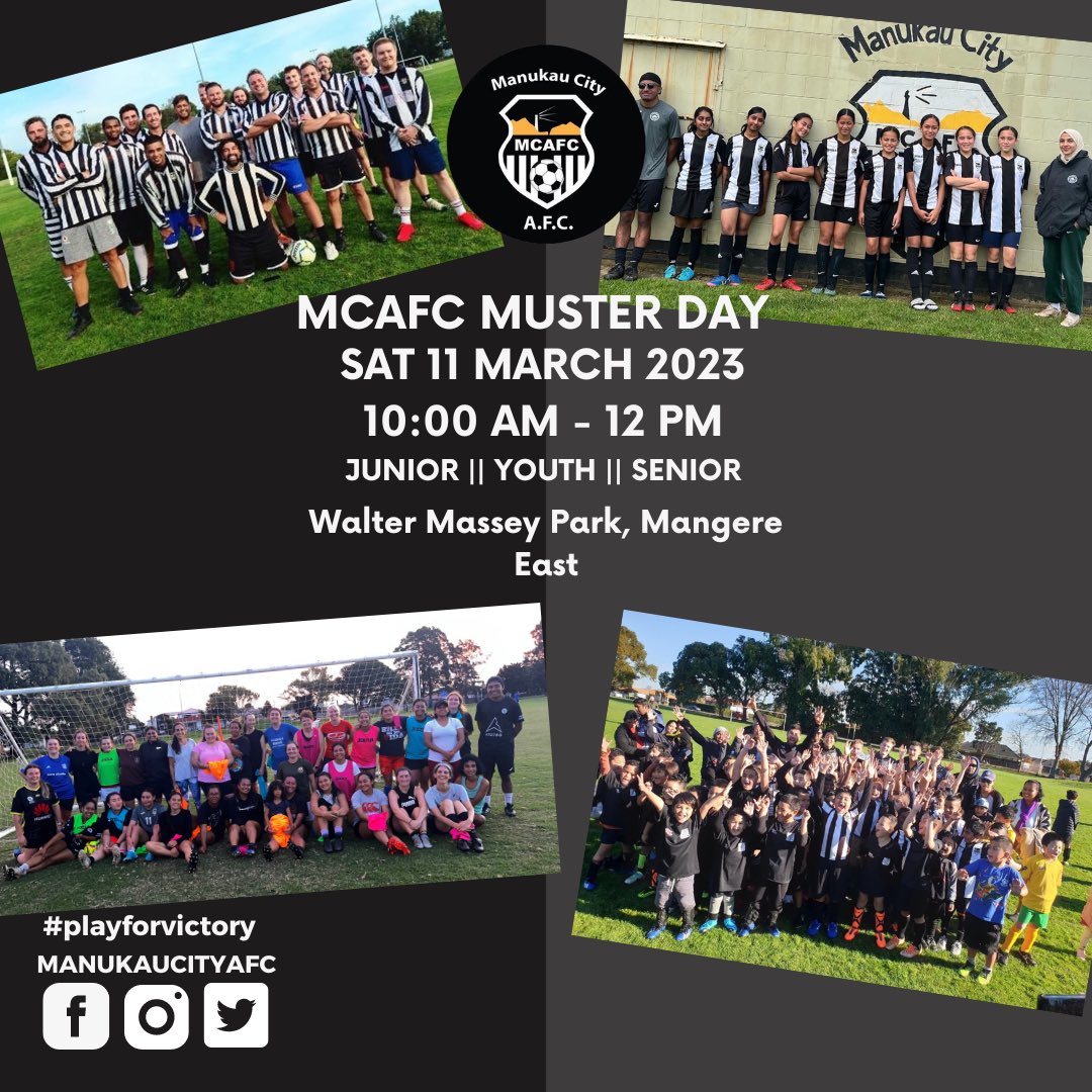 manukaucityafc's tweet image. We are on this Saturday🙌🏽🤍🖤🤍
#playforvictory #manukauwhānau