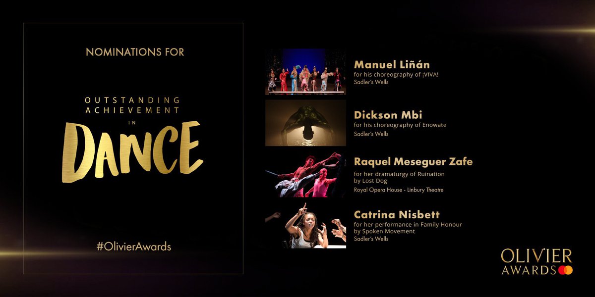 DicksonMbi's tweet photo. Thank you for the nomination  @OlivierAwards this would have not been possible without the massive support from @Sadlers_Wells @BarbicanCentre @dance_east @The_Lowry @Complicite  @ace_national @YeastCulture @LeeCurran @rogergoula @daniellismore @DanielLBailey @WarrenDupreez ❤️💪🏾 https://t.co/MZpTtYCK0z