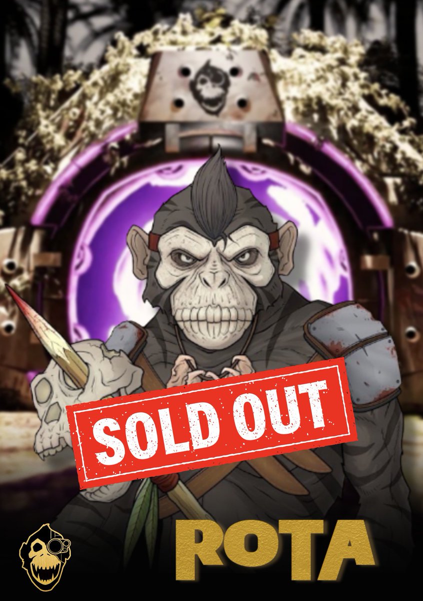 ROTA is sold out! 🎉

Available on secondary now! 👇
opensea.io/collection/rot…