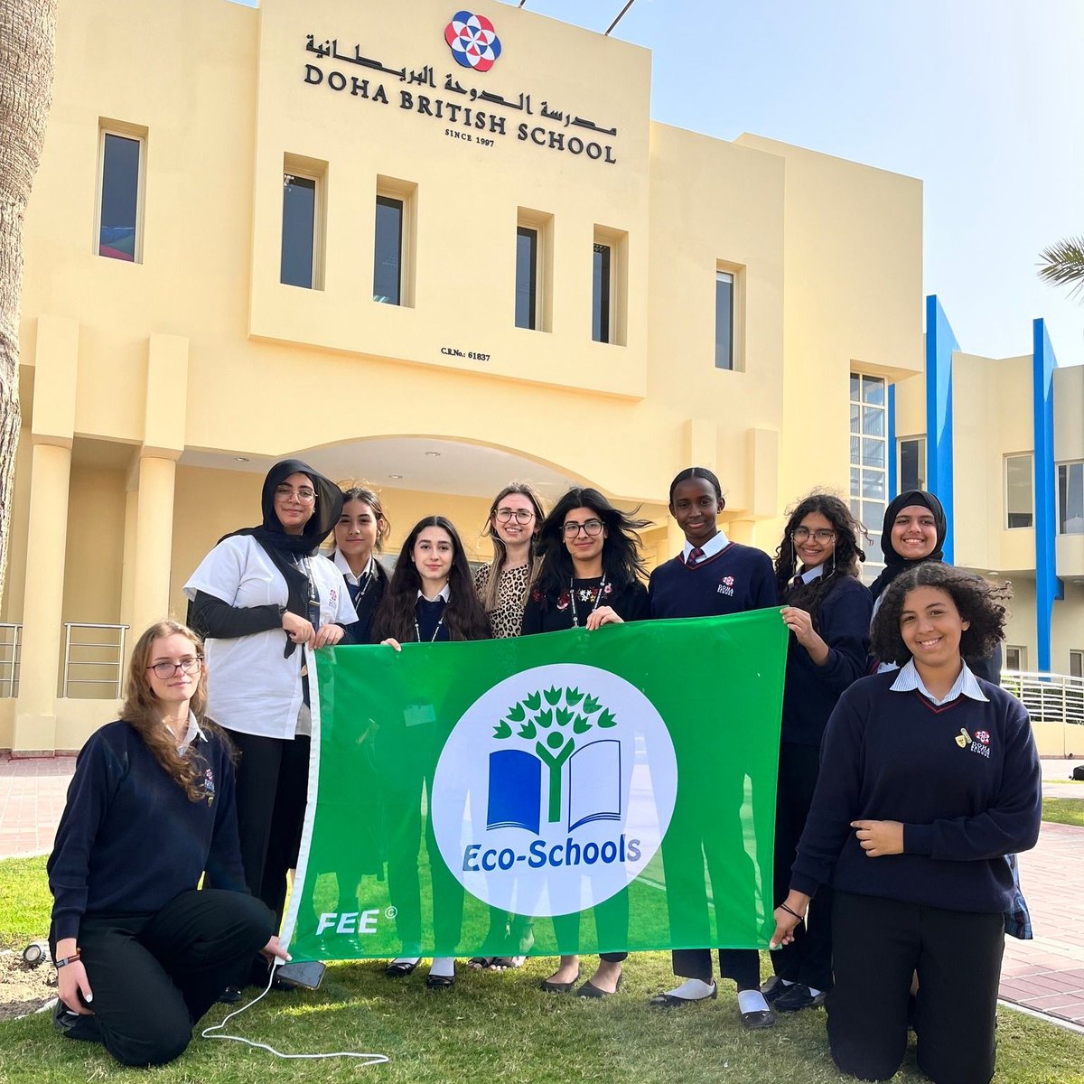 DohaBritishSch's tweet image. We are proud to announce that we have been given the Green Flag accreditation by Eco-schools and FEE. The accreditation and recognition is a great achievement here in Qatar.

.

#DohaBritishSchool #DBSrawdatalhamama #DBSainkhaled #DBSwakra #ecofriendly