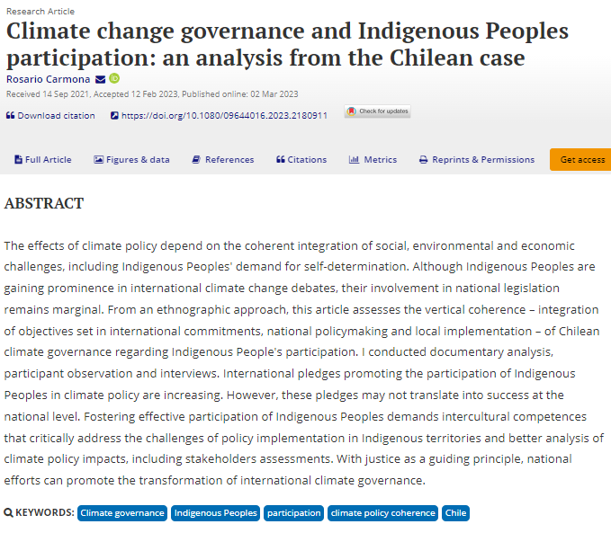 Environmental Politics tweet media