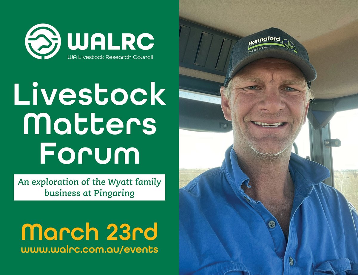 WALRC1's tweet photo. A fascinating part of our next Livestock Matters forum is the interview with @dmwyatt80 and his Dad, Ian - who have agreed to share their story of farm succession.  Next job: Tell us you're coming so we have enough buses! Click here at https://t.co/hrpxr8X0W0 https://t.co/ps4eRA3BJ7