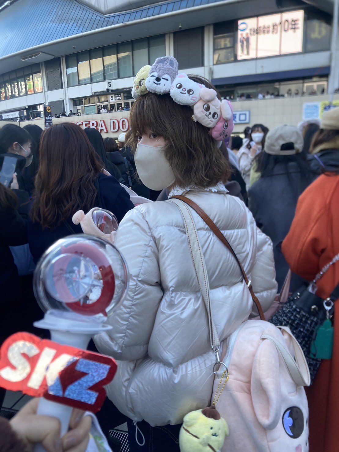 (即日配達)サナ　うちわ　うちわカバー　ストラップ TWICE サナ サブリー うちわケース うちわカバー ネック