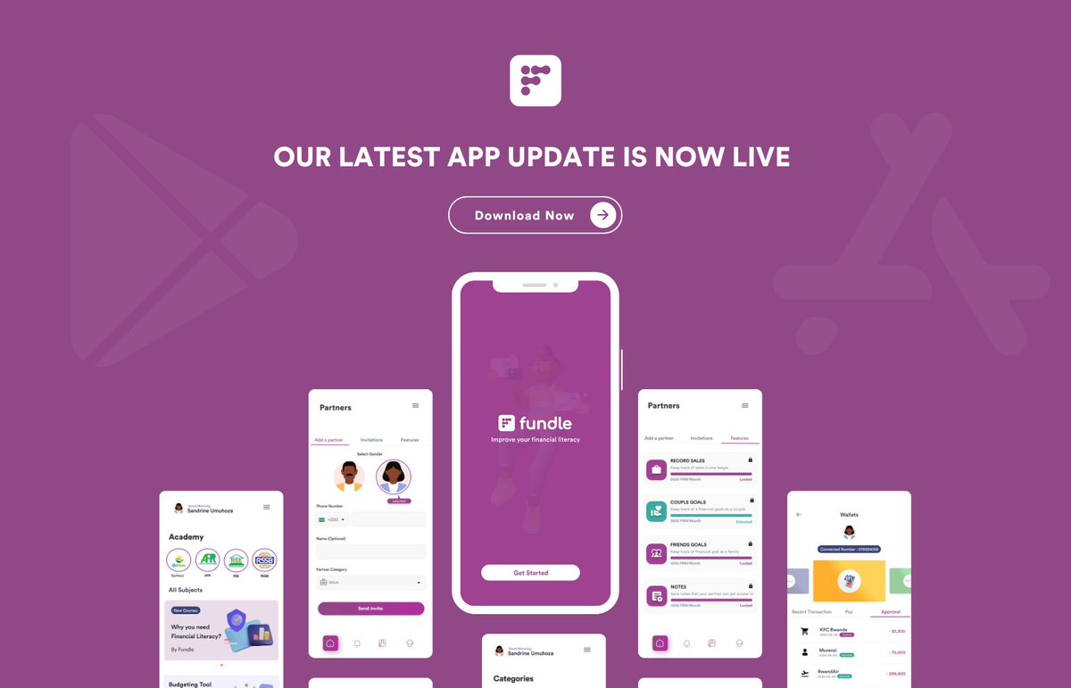 Download the Fundle app today and take the first step towards a brighter financial future.

ANDROID: bit.ly/Fundle-Android
IOS/APPLE: bit.ly/Fundle-Apple

#RwOT #Fundle #FinancialLiteracy 

1/6