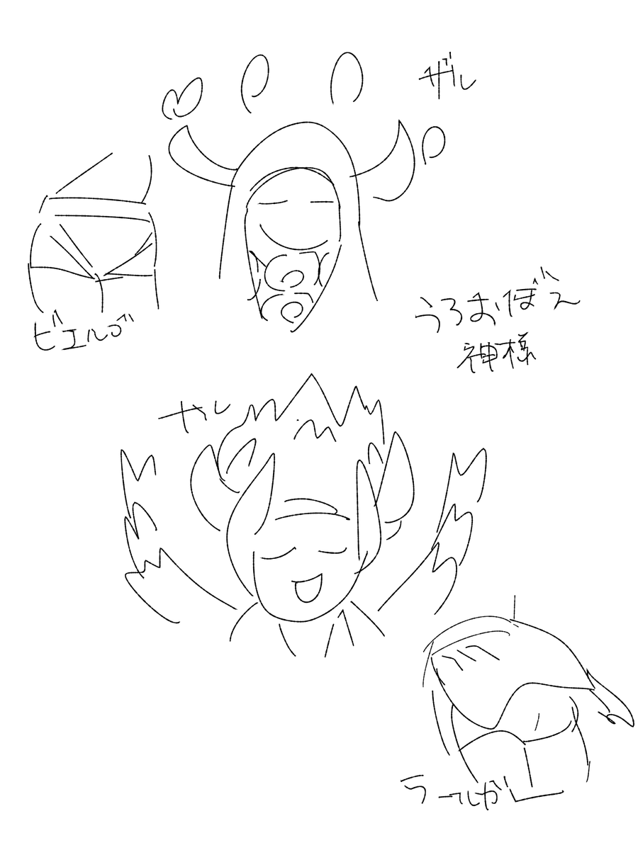最近絵を描いてないからまず練習するわ～～ 