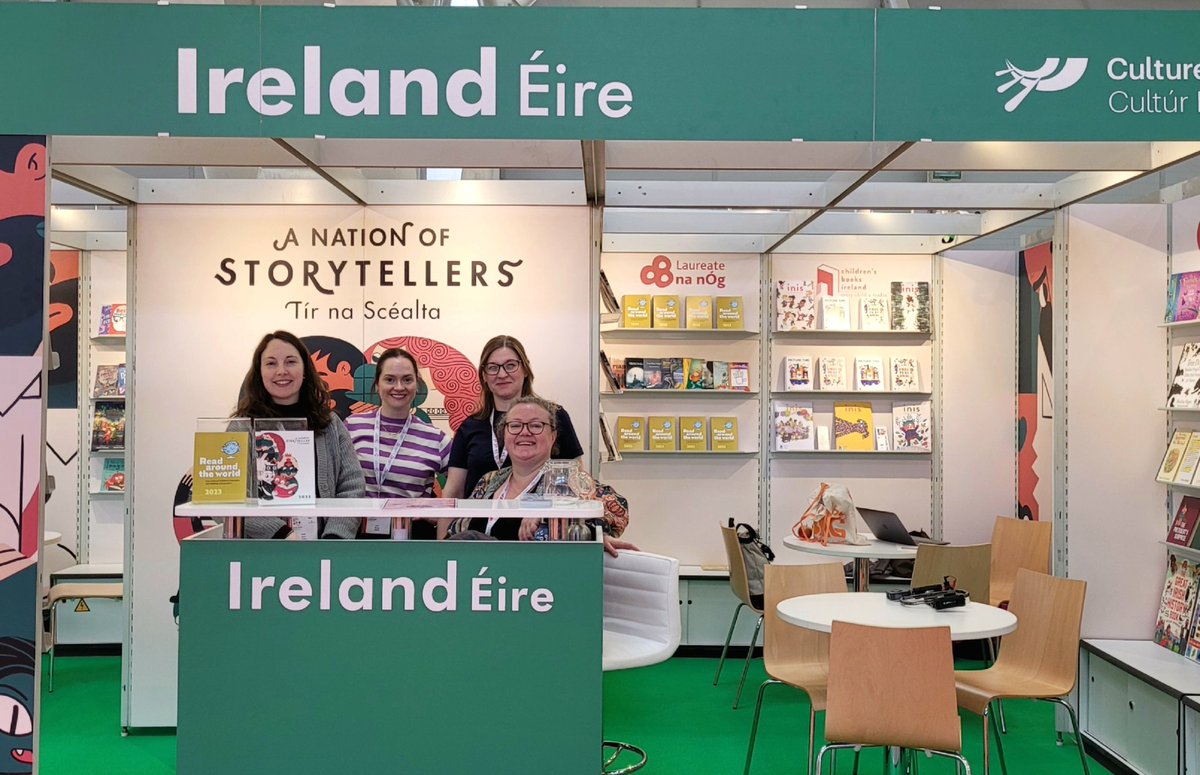 Children's Books Ireland (@kidsbooksirel) on Twitter photo 🇮🇪 Team update 🇮🇪
The global children's books community is gathering at <a href="/BoChildrensBook/">Bologna Children's Book Fair</a> this week, celebrating 60 years of #BCBF23. We're here spotlighting everything Irish, with thanks to <a href="/culture_ireland/">Culture_Ireland</a>!
<a href="/futafata/">Futa Fata</a> <a href="/OBrienPress/">The O'Brien Press</a> <a href="/LittleIslandBks/">Little Island Books</a> <a href="/Gill_Books/">Gill Books</a> <a href="/iBbYIreland/">iBbYIreland</a> 🇮🇪 Team update 🇮🇪
The global children's books community is gathering at <a href="/BoChildrensBook/">Bologna Children's Book Fair</a> this week, celebrating 60 years of #BCBF23. We're here spotlighting everything Irish, with thanks to <a href="/culture_ireland/">Culture_Ireland</a>!
<a href="/futafata/">Futa Fata</a> <a href="/OBrienPress/">The O'Brien Press</a> <a href="/LittleIslandBks/">Little Island Books</a> <a href="/Gill_Books/">Gill Books</a> <a href="/iBbYIreland/">iBbYIreland</a>