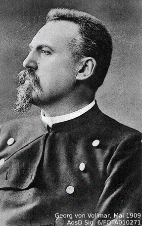 #AndiesemTag 1850 wird Georg von Vollmar in München geboren. Sein Leben voller Widersprüche, als Deserteur, Umweltschützer, adliger Gründer des bayrischen SPD-Landesverbandes und Reizfigur innerhalb der Partei haben wir im letzten Jahr im Blog behandelt: fes.de/feshistory/blo…