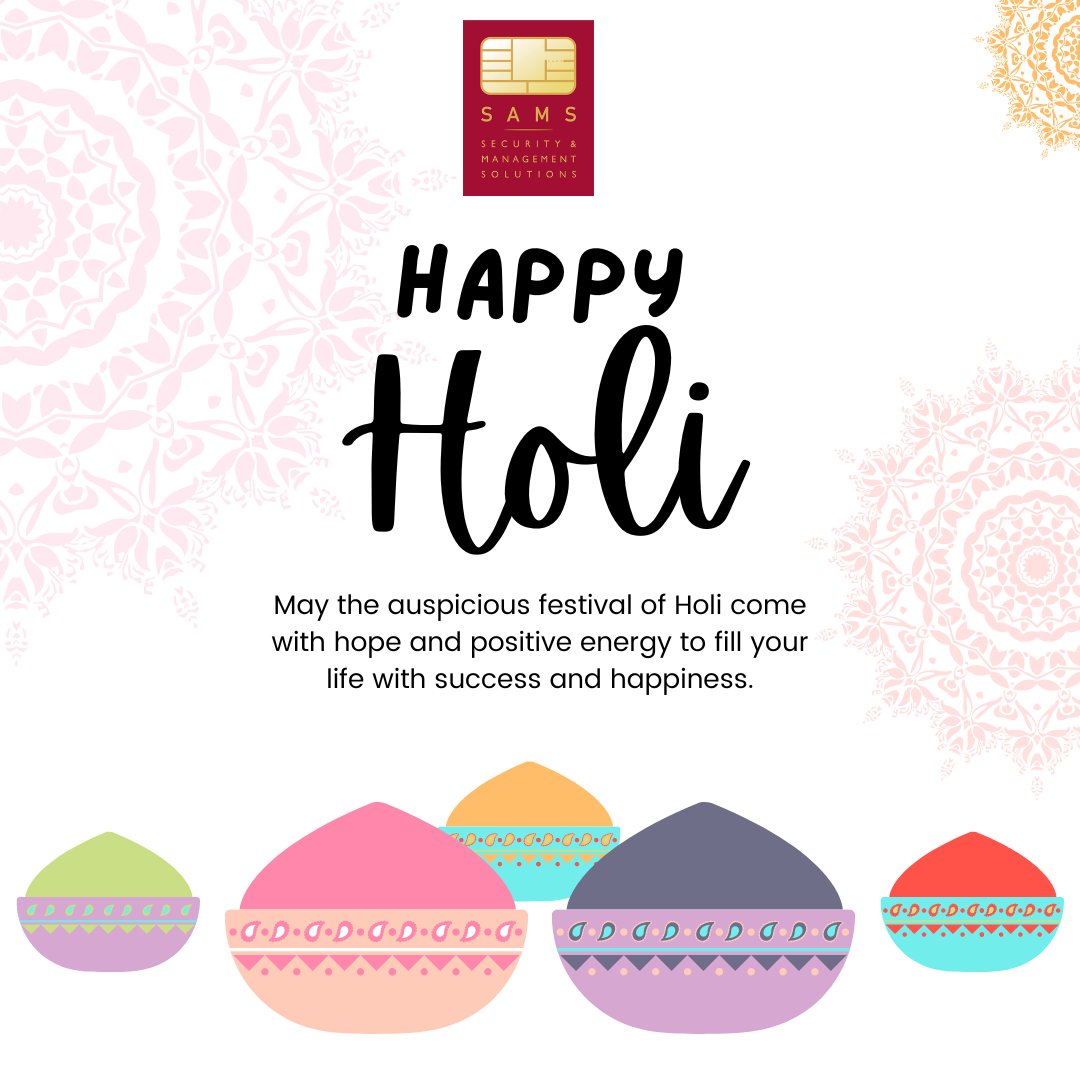 SamsDigital2's tweet photo. May the spirit of Holi bring you happiness and joy. Wish you a Happy Holi !!
#holifestival #colourfestival #festival #samsdigital #digitalpublication #securityprinting #informationtechnology #digitalization #websitedesign #websitedevelopment #digitalmarketing #india #twitter https://t.co/CUql8iXeT4