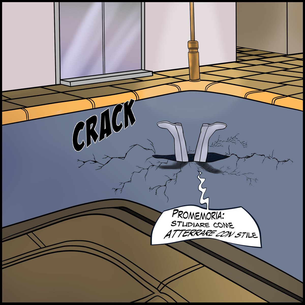 svenexx's tweet photo. Dopo una settimana di pausa ecco la quinta striscia di 720°
"BOOOm!!!"
#digitalart #illustration #fanart #oc #art #myart #artedigitale #webcomic #skyscraper #building #disegnodigitale #digitaldrawing #digitalartist #android #cyborg #720 #disegno #shifi #comedy #vignettaitaliana https://t.co/lHFG5dYrQg