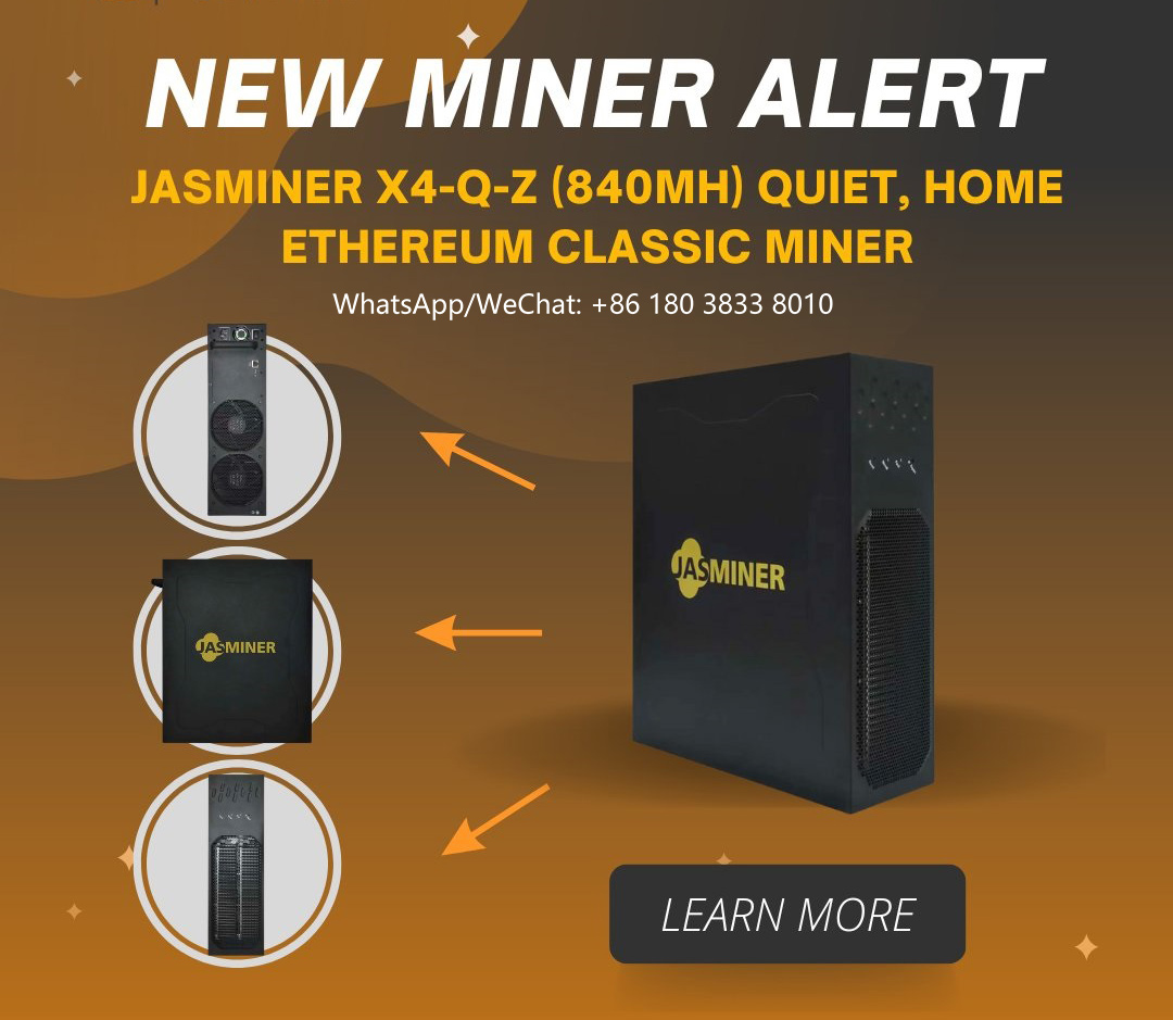 FujongTech's tweet photo. New miner - Jasminer X4-Q-Z Ethereum Classic miner!

CONTACT US:
WhatsApp/WeChat: +86 180 3833 8010

The Jasminer X4-Q-Z is the latest generation of home/office Ethereum Classic miner.

#Jasminer #JasminerX4
#jasminerx4q #jasminerx4qz #cryptomining #etc #ETH #ethereum https://t.co/sbnG1bNTYK