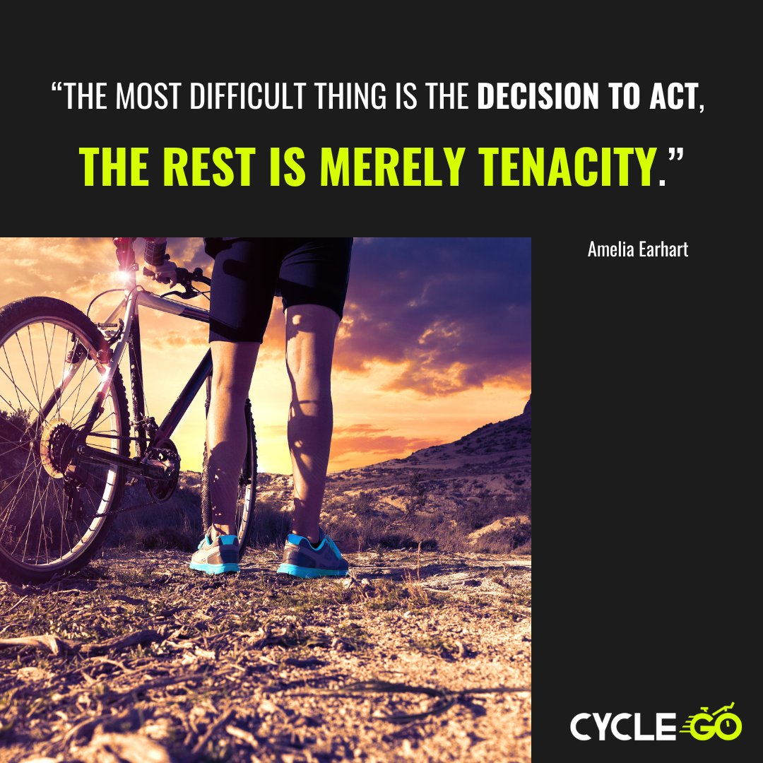 CycleGoApp's tweet image. It&apos;s true... But once you take the first step, you&apos;re on your way and you can visualize it.

Then you&apos;ve got to be tenacious, constant... unstoppable❗

Let&apos;s do it!
Download #cyclegoapp here:
linktr.ee/cyclego

#VirtualCycling  #trainingmotivation  #mondaymotivations
