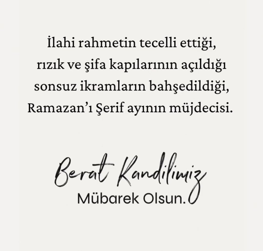 İyi ki Rabbimiz var!
Yoksa kime sığınırdık

#BeratGecesi #BeratKandilimiz