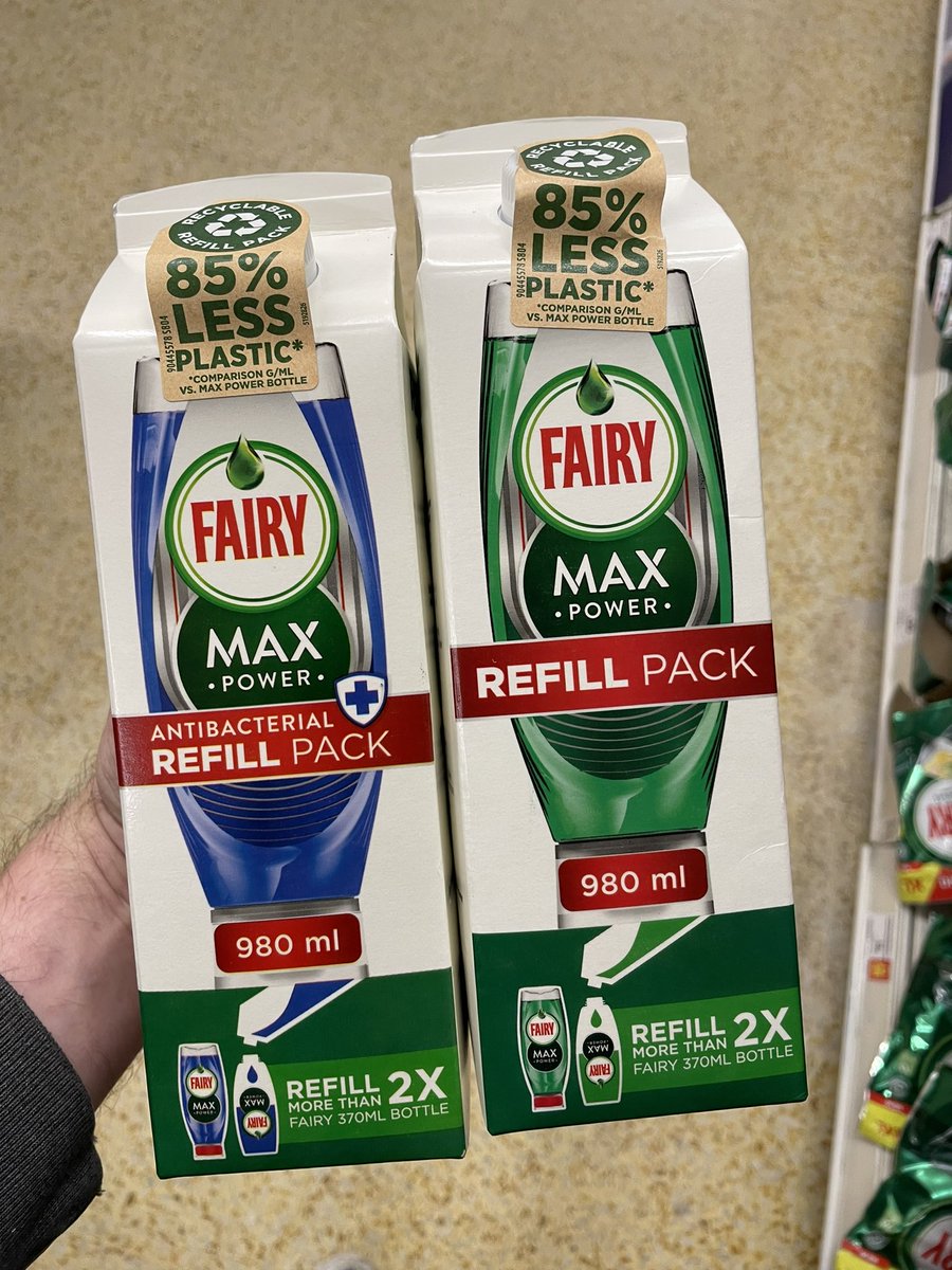 Fairy Max Refills! 🫧 At Sainsbury’s #fairy #washingup #washingupliquid #fairymax #refill #wellthisisnew