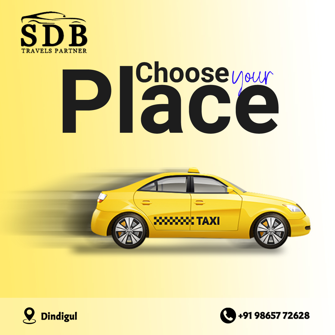 SDB TRAVELS,
Phone:+91 9865772628
Location: Dindigul.
'We offer the best experience at the lowest price.'.

#dindigul  #dindigultaxi #dindigulcab #cabbooking  #todindigul #dindigultochennai #dindigulto  #cab #taxiservice #taxi #trendingpost #trending #viral2023 #viralreels