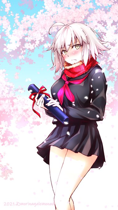 もうすぐ桜の季節なのでそれっぽい過去絵投稿です。邪ンヌとテイオー&会長。 