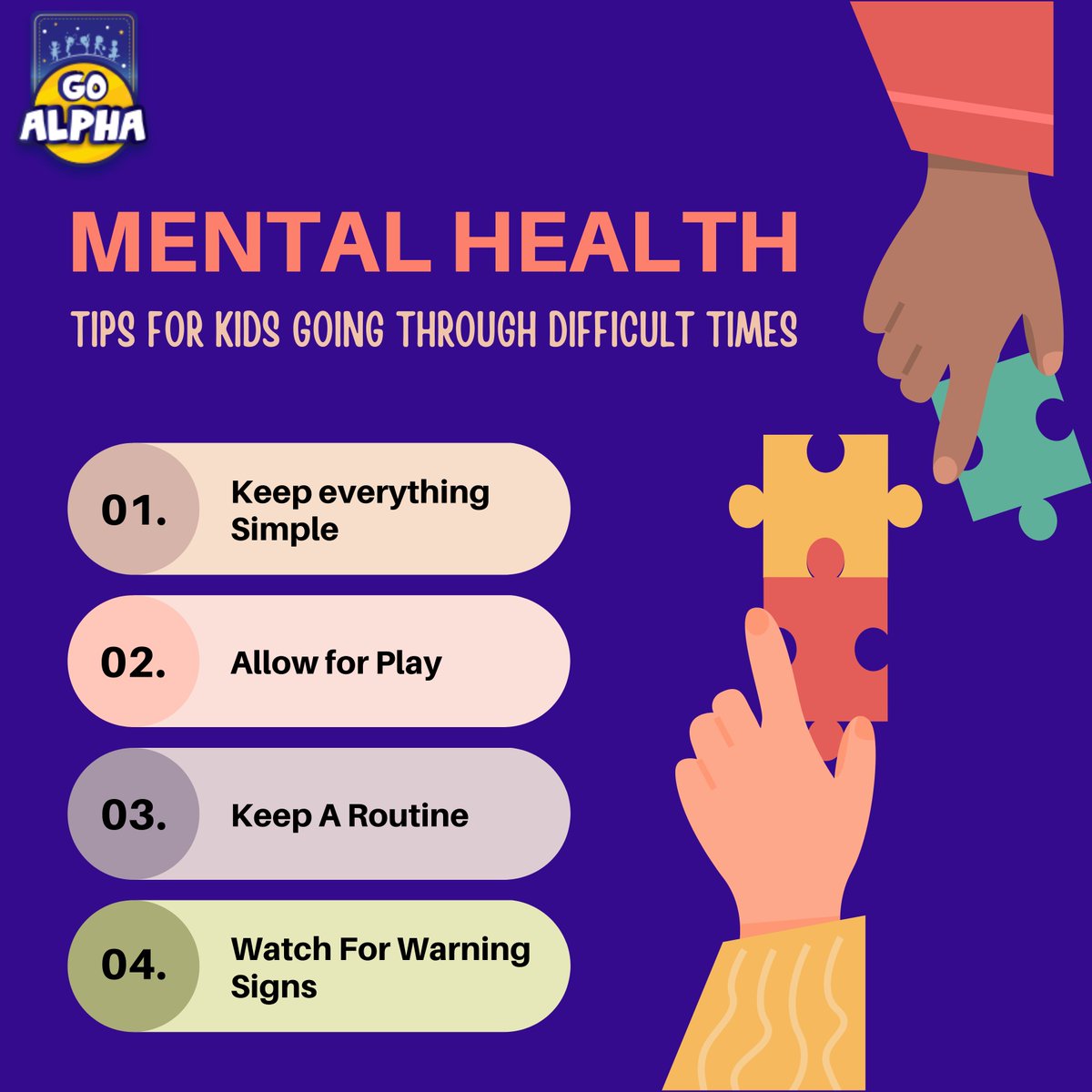 Here are some incredible Mental Health tips for treating your kids in stressful times.

#sportsforkids #toddlertraining #learningwithfun #preschool #kidsnursery #kindergarten #education #earlychildhoodeducation #childcare #earlylearning #toddler #everychildmatters