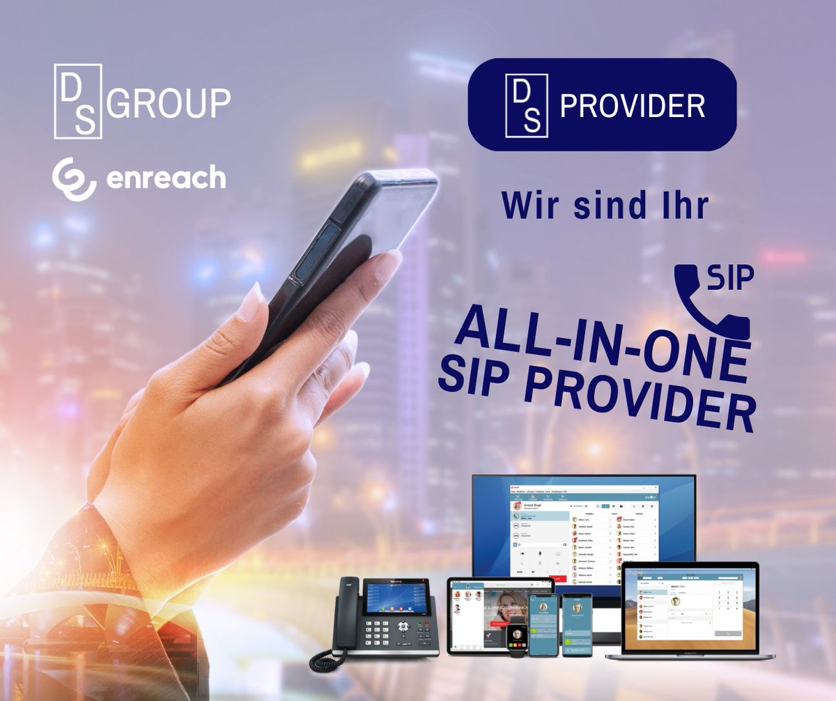 DSGroup_IT's tweet photo. DS Provider - Ihr all-in-one SIP Provider 🤝

💻Kostenloses Live-Webinar: Swyx Telefonanlage + DS Provider = Alles aus einer Hand

📅Mittwoch, 08.03. 14-15:30 Uhr
📅Donnerstag, 09.03. 10-11:30 Uhr

▶ Jetzt noch schnell anmelden unter: https://t.co/hUKvdxNbiH https://t.co/3AnMdNxCRI