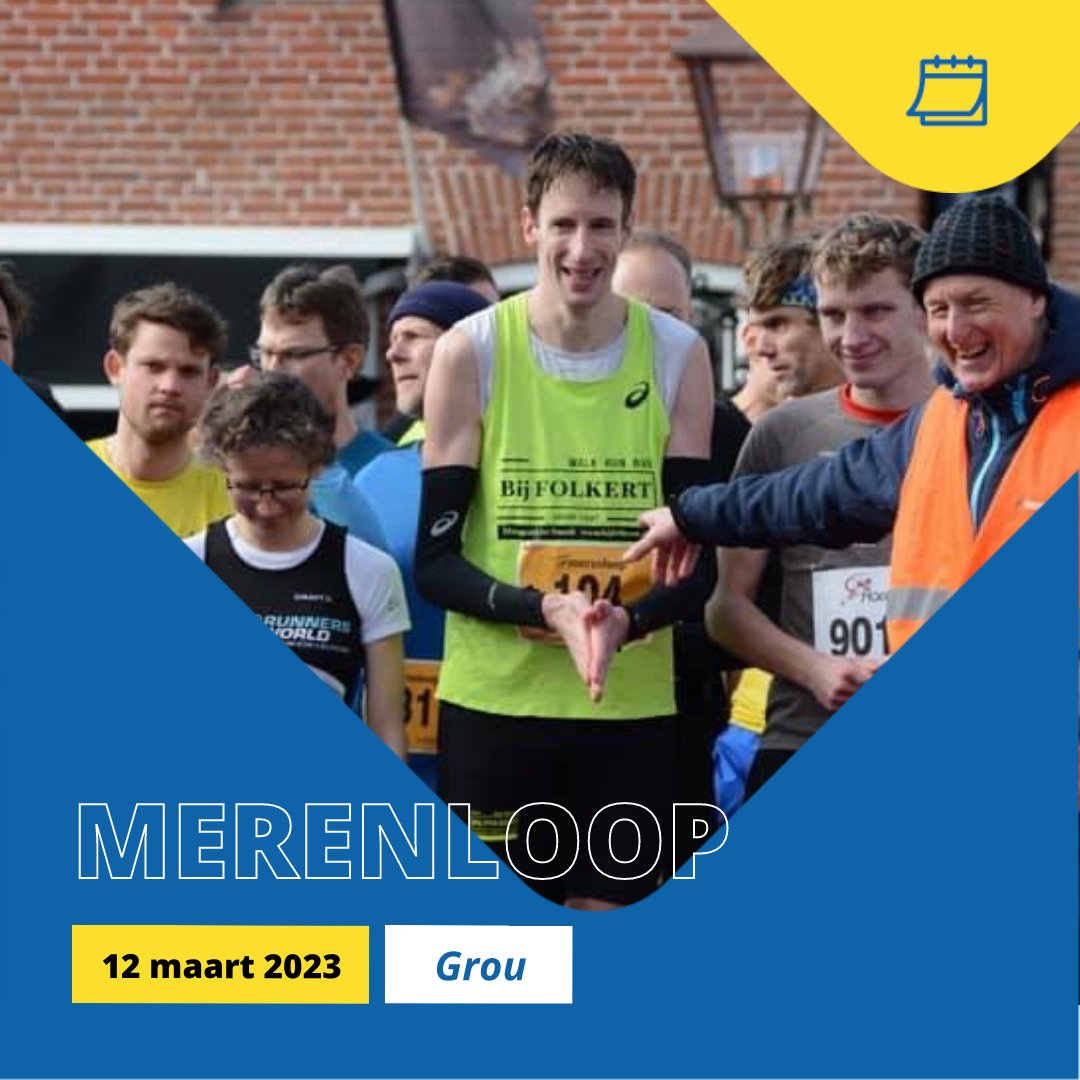 De Merenloop in Grou wordt financieel ondersteund door Businessclub Grou. Dat doen zij met een bijdrage vanuit het Leeuwarder OndernemersFonds. Mede daardoor is deelname gratis! Zondag 12 maart a.s.
merenloop.nl