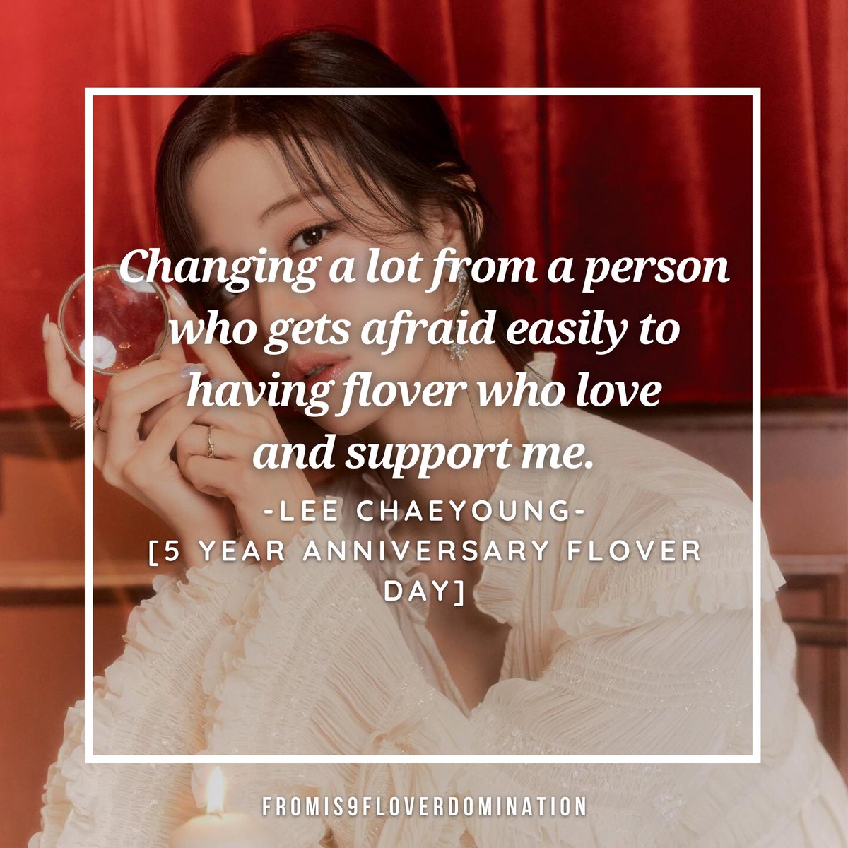 fromis9xflover's tweet photo. FROMIS_9 CHAEYOUNG QUOTES ❤️
.
.
.
.
.
follow @fromis9xflover
#fromis9 #fromis9quote #cheyoung #leechaeyoung https://t.co/lCyaDFLV2c