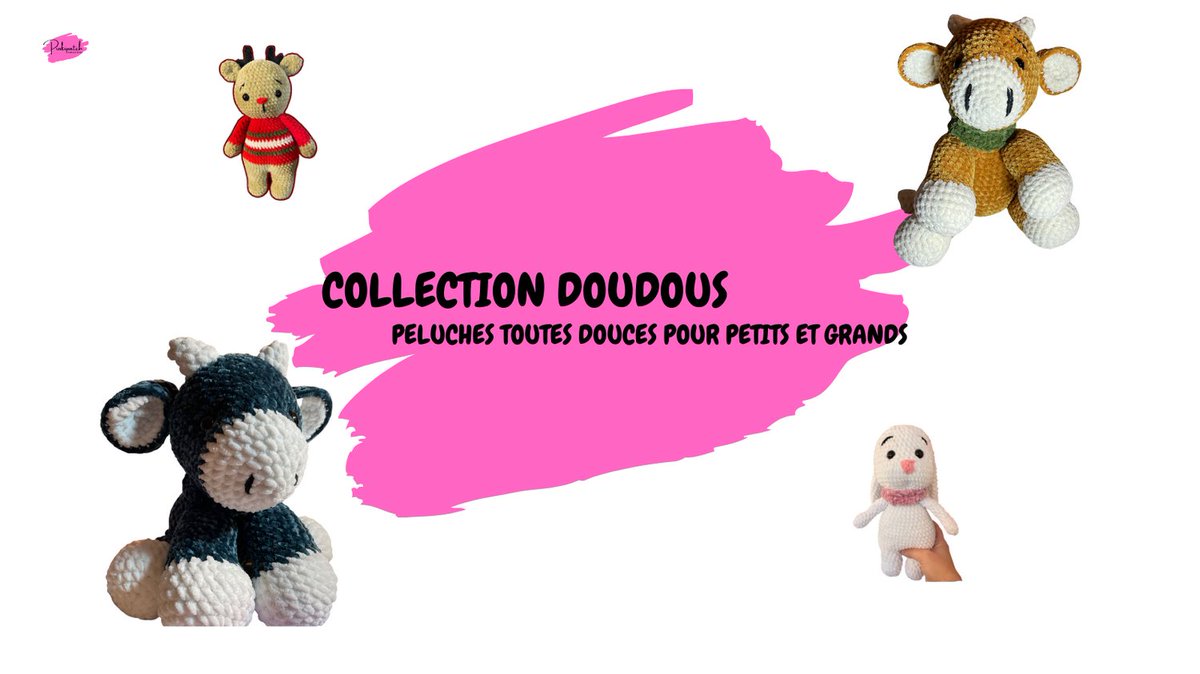 COLLECTION DOUDOUS
Peluches toutes douces réalisées en #laine chenille pour petits et grands. Sur commande
#handmade #handmadewithlove  #faitmain #smallbusinessfrance #créationartisanale #autoentrepreneuse #petiteentreprise