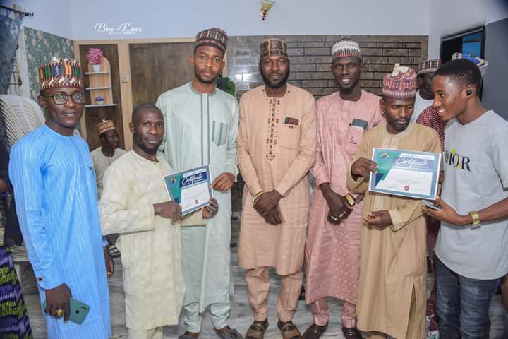 ALHAMDULILLAH! 
Another milestone has been achieved. 
Many thanks to Abdulwahab Said Ahmad, the CEO Blue-Lens Multimedia, Kano for his indefatigable efforts towards strengthen the life of youth in Kano