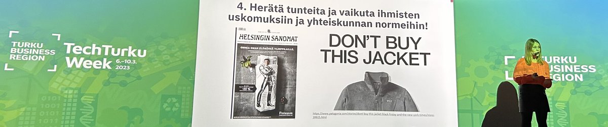 Vastuullisuus on monisyinen kokonaisuus ja sen pitäisi olla totta, ei narratiivi - kiitos  <a href="/NRatsula/">Niina Ratsula</a>. <a href="/TechTurkuWeek/">Tech Turku Week</a> @TkuSciencePark