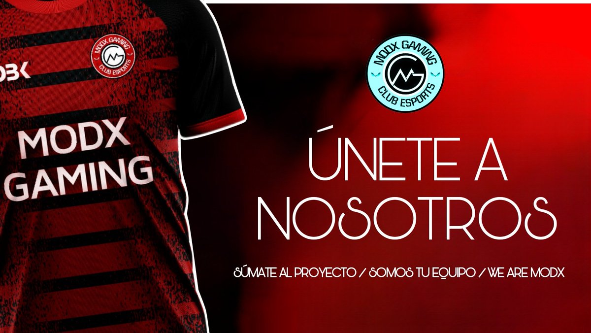 #PS4 ¡𝗨𝗡𝗘𝗧𝗘 𝗔𝗟 𝗣𝗥𝗢𝗬𝗘𝗖𝗧𝗢!

Nueva temporada!! Buscamos jugadores en las siguientes posiciones.

• DEFENSA 
• MEDIO
• CARRILERO
• DELANTERO

✅ Compromiso
🫂 Juego en equipo
⚽ Juego fácil

¡APUESTA POR NOSOTROS!🤝🏽

#WeAreMODX 🔴⚫🦅