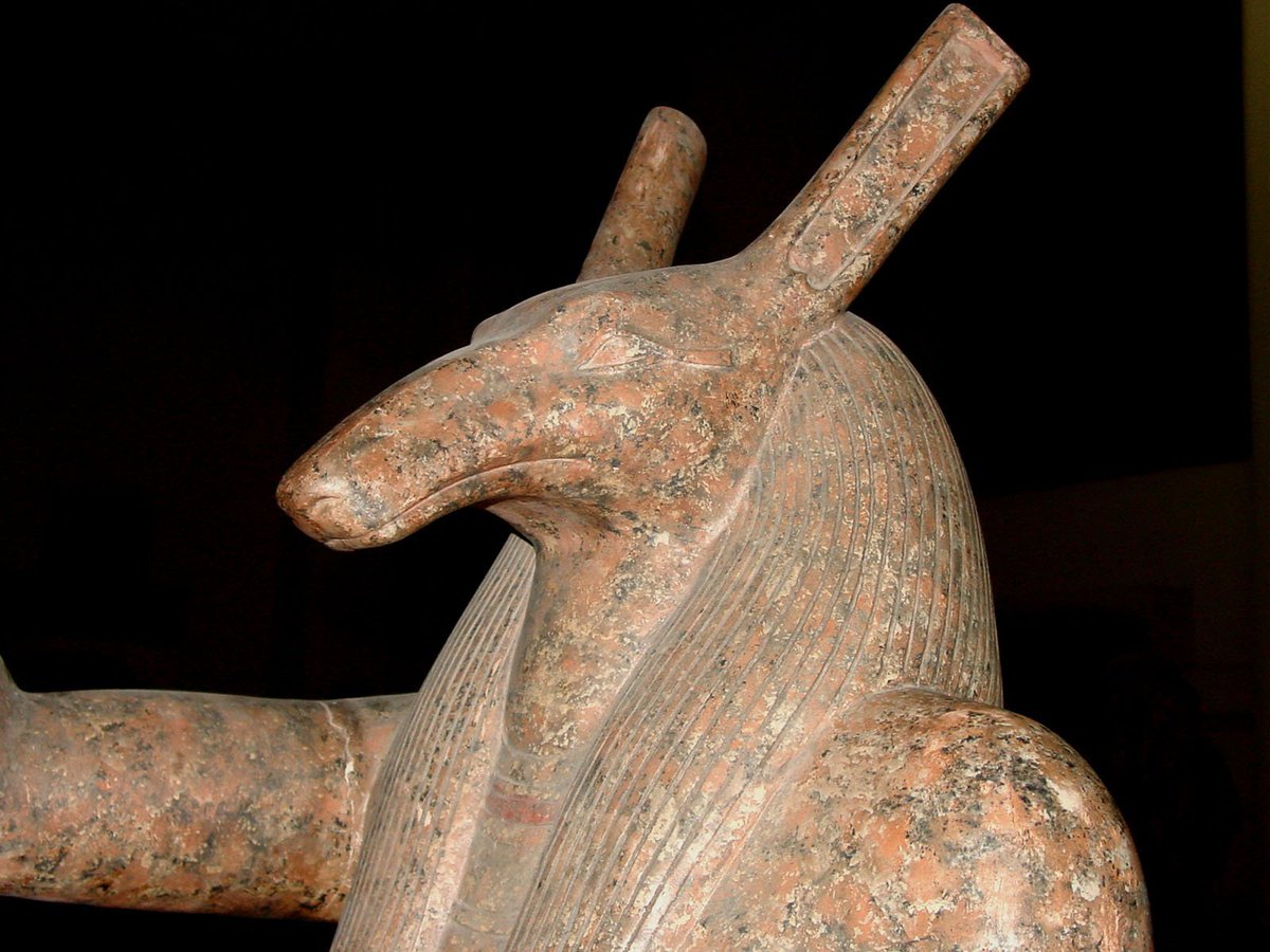 ArtHistAnimalia's tweet image. #Aardvarks are endemic to sub-Sahara Africa, and I’m not aware of them being present in any ancient Egyptian iconography either (unless you want to push the theory that Set’s animal form is a composite with the head based on an aardvark 🤷🏻‍♀️)