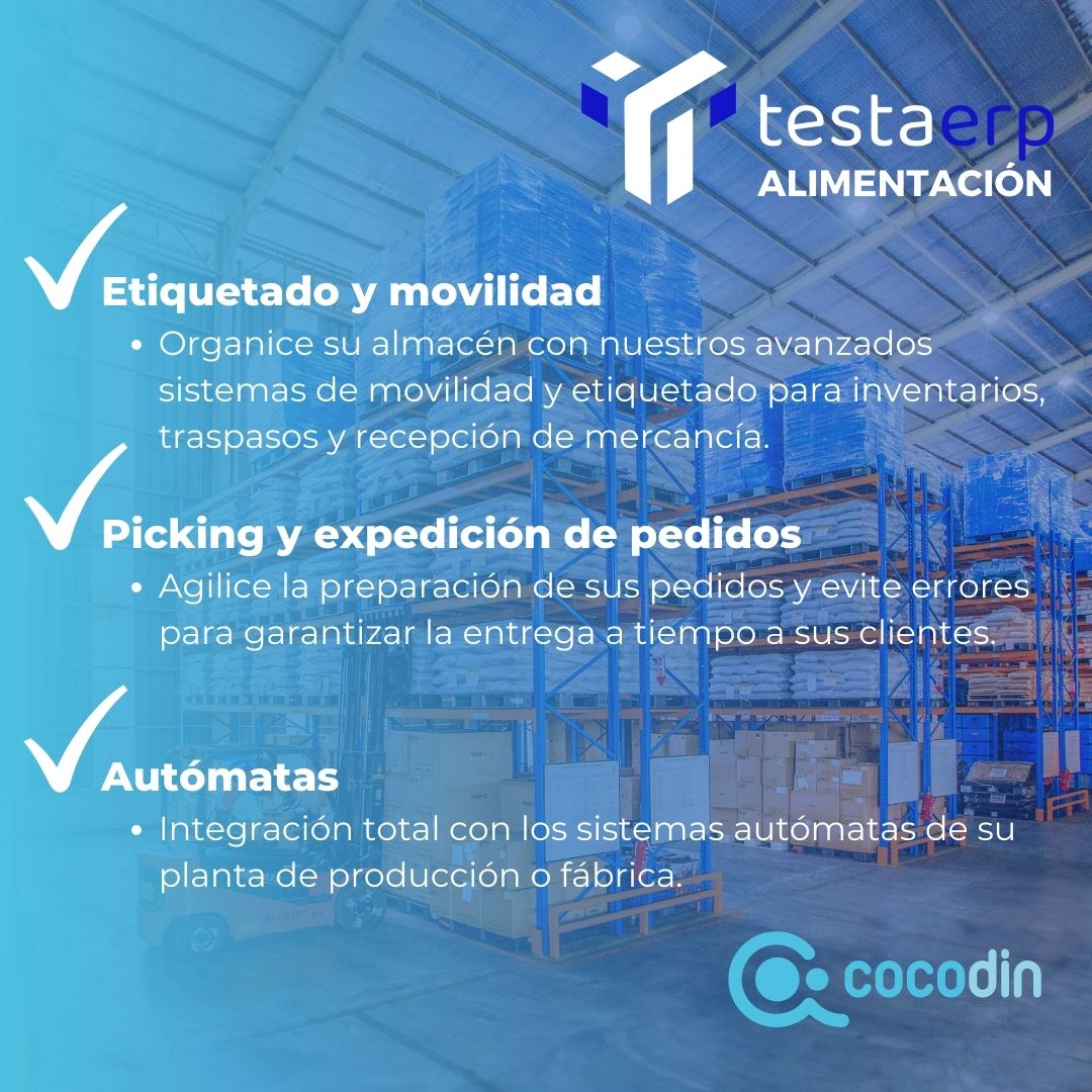 💻 Software #TestaERP - #Alimentación

Gracias a nuestra solución podrás garantizar el cumplimiento de la normativa en seguridad alimentaria.

☑️ Sistema centralizado
☑️ Integrado con #Apps móviles y de escritorio
☑️ Compatible con Windows, iOS y Android

cocodin.com