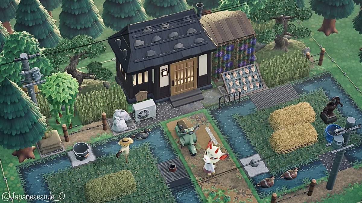 溝を掘るか悩み中…

リアリティーを求めるのがクリエイトスタイルなので、ここは統一したい🍃

#あつ森 #ACNH #AnimalCrossing #あつ森マイデザイン #ACNHDesign