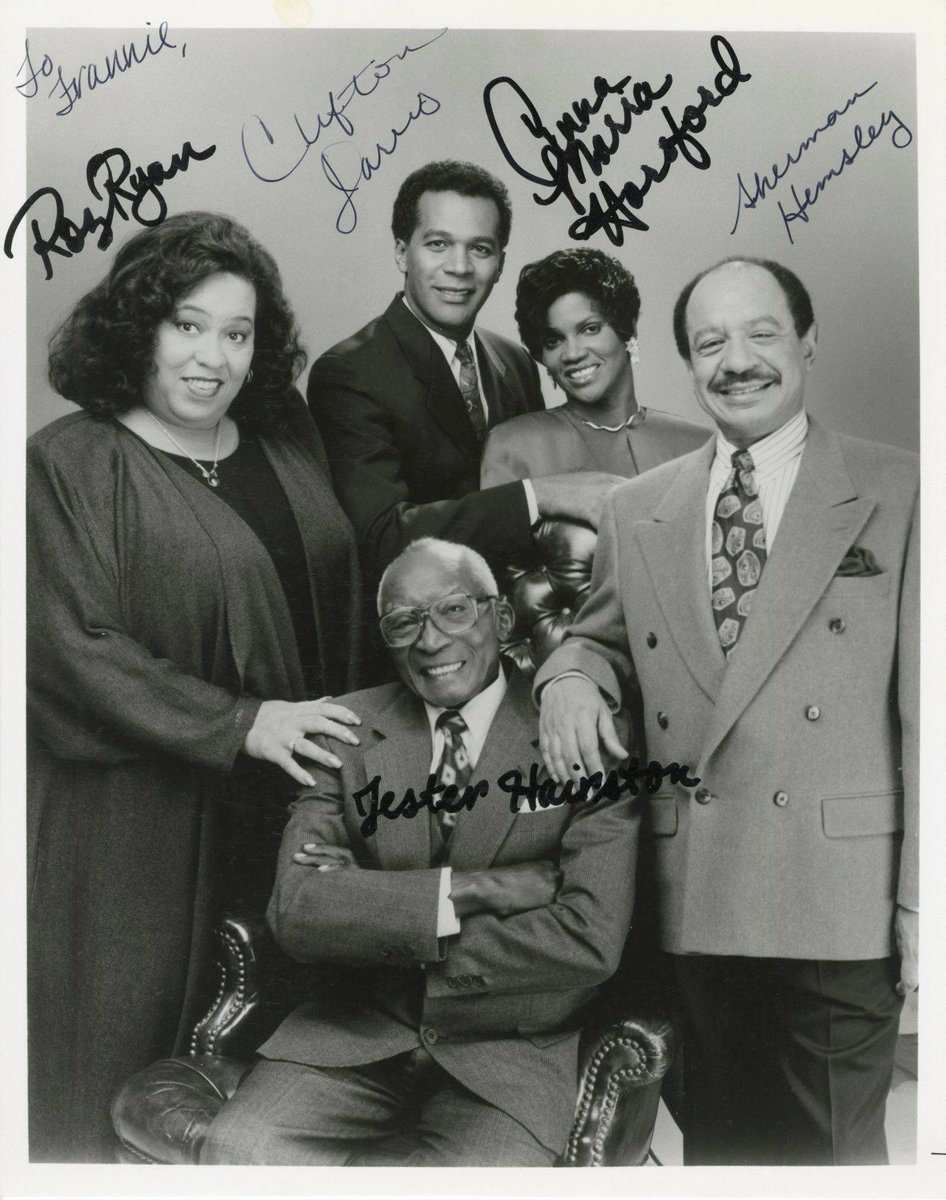 Happy Birthday to the fabulous Anna Maria Horsford! 🎂❤️
“AMEN” publicity photo, hand-signed by Horsford, Sherman Hemsley, Clifton Davis, Roz Ryan, and Jester Hairston, is from our collection.
#AnnaMariaHorsford #Amen #TheKlumps #AMadeaChristmas #Pose #MeTime #WomensHistoryMonth